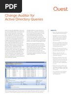 Change Auditor For Active Directory Queries: Benefits