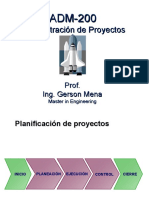 ADM-200. Planificacion de Proyectos