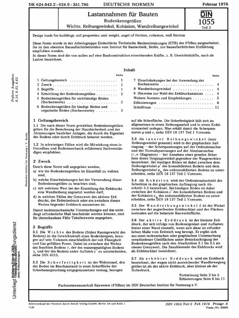 Din 1055-2 PDF | PDF