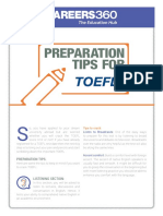 TOEFL Preparation Tips