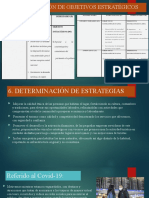 Determinación de Objetivos Estratégicos Y Determinación de Estrategias EJEMPLO