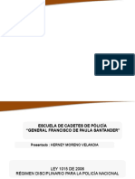 Ley 1015 de 2006 Regimen Disciplinario Ponal