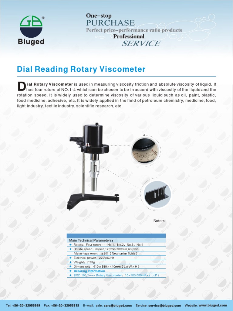 BGD 151 Dial Reading Rotary PDF