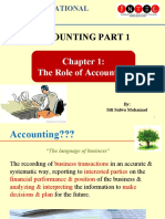 Accounting Part 1: The Role of Accounting