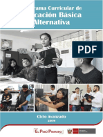 Programa Curricular de Educación Básica Alternativa. Ciclo Avanzado.pdf