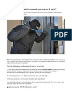 Classi Di Sicurezza Dei Serramenti