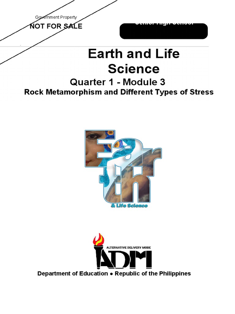 Earth and Life Science: Quarter 1 - Module 3 | PDF | Rock (Geology ...