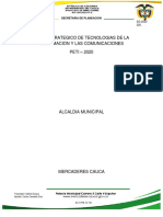 8316 - Plan Estrategico de Tecnologias de La Informacion 2020