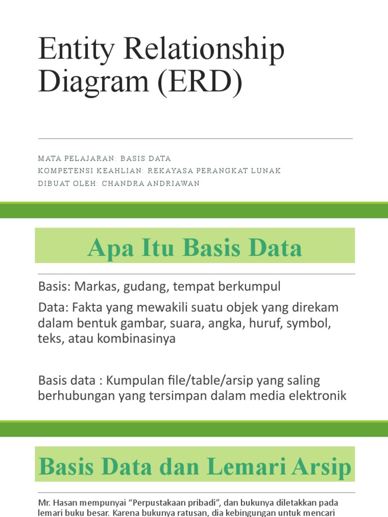 Panduan Membuat ERD Basis Data | PDF