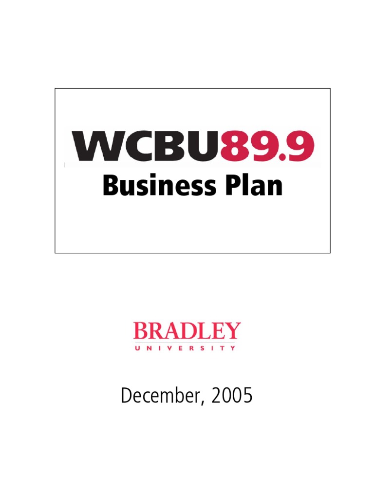 Executive Summary For Radio Station Business Plan6 PDF Public