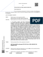 Non - Stock - Articles - of - Incorporation (SSN) PDF