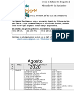 INSCRIPCIÓN 001 - 40 Dias Oracion 2020