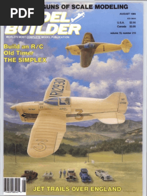 Model Builder August 19 Aviation Aircraft