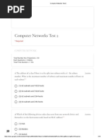 Computer Networks Test 2