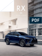 MY20 Lexus RX and RX Hybrid Brochure
