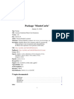 Package Montecarlo': R Topics Documented
