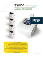 HIFU Sveltia MATRIX 3D manual de usuario