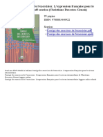 Corrigc3a9 Des Exercices de Lexercisier Lexpression Franc3a7aise Pour Le Niveau Intermc3a9diaire