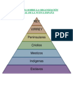 Organización Social de La Nueva España