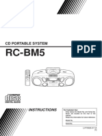 RC-BM5: CD Portable System