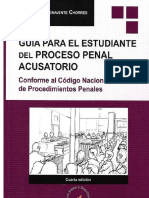 Guía para El Estudiante Del Proceso Penal Acusatorio y Oral - Hesbert Benavente Chorres