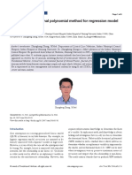 Multivariable Fractional Polynomial Method For Regression Model