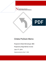 Ontela PicDeck Memo Strategy Recommendations