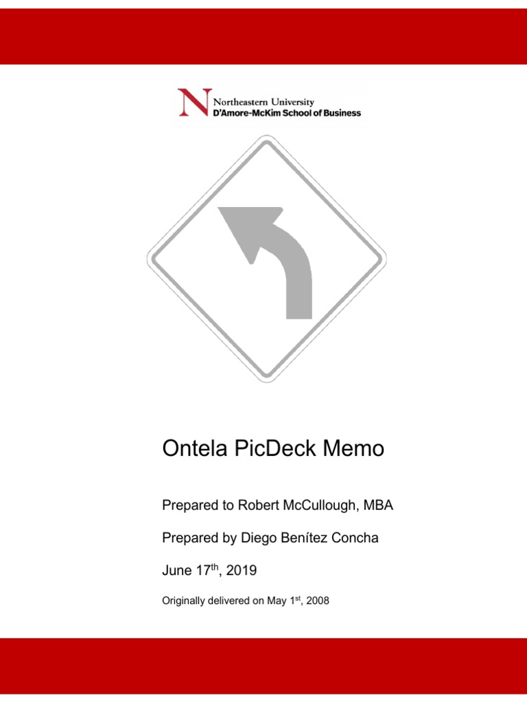 Ontela PicDeck Market Strategy Insights | PDF | At&T Mobility | I Phone