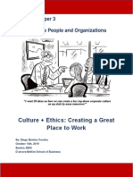 Culture + Ethics - Creating A Great Place To Work
