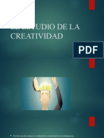 EL ESTUDIO DE LA CREATIVIDAD