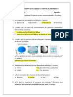 Solucionarioo EVALUACIÓN SOBRE ANALISIS CUALITATIVO DE PROTEINAS