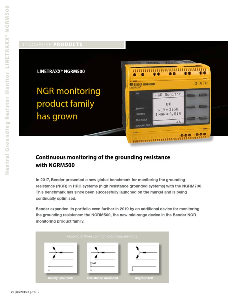 NGR Monitoring Product Family Has Grown: Products | PDF | Electrical ...