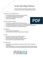 Hábitos para Ser Una Mujer Exitosa-Tips PDF