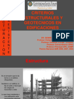 Criterios estructurales y geotécnicos en edificaciones