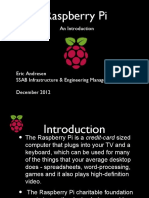 An Introduction: Raspberry Pi