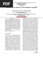 Control of Servo System of CNC Machine Using PID: Publishing Date: December 12, 2016