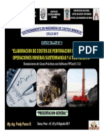 Curso taller de presentación general de la industria minera