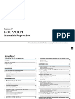 RX-V381 Manual Portuguese PDF