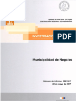 Informe Final de Investigación Especial 289-17 Municipalidad de Nogales Sobre Remuneraciones y Desam - Mayo 2017 PDF