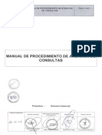 Manual de Procedimiento de Atención de Consultas - Aprobado por la Gerencia General el 22.12.08