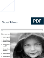 2.3 Secret Talents