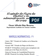 ESTADO DE FLUJOS DE EFECTIVO Dr. Oscar Díaz Becerra