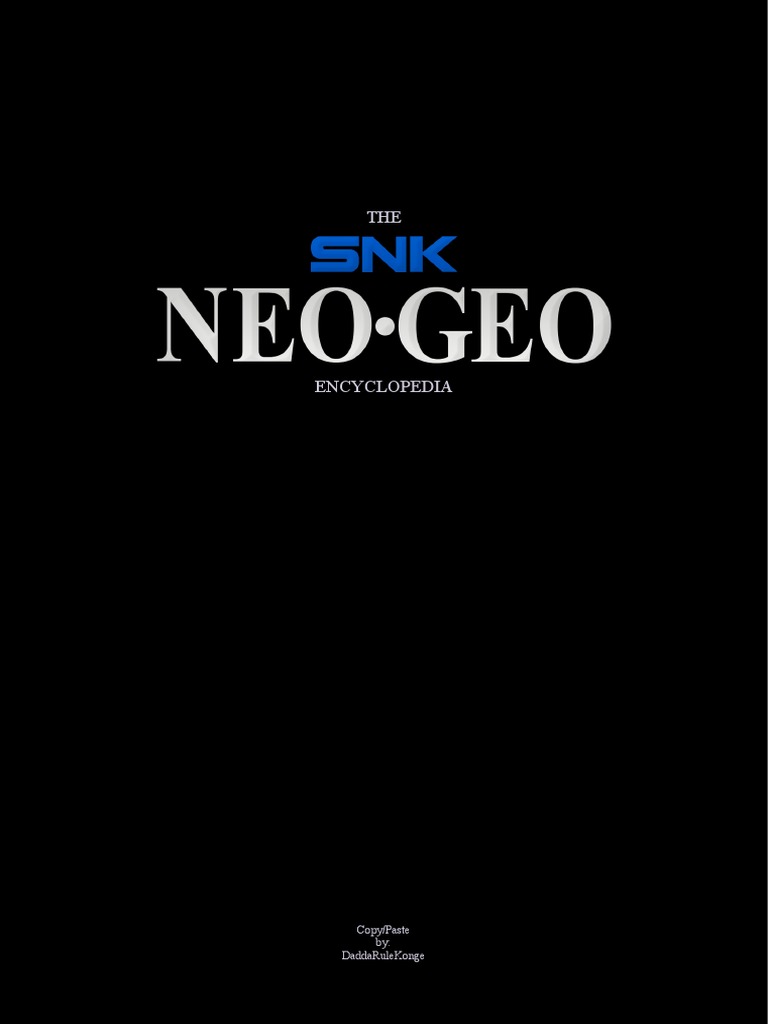 Neo Geo Jah Video Game Consoles Video Game Publishers