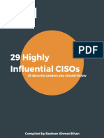 29 Highly Influential CISOs JKHHFN PDF