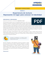 s2 Sec Leemos Guia Situacion 2 Represento Mi Lugar para Conocer Mi Identidad PDF