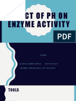 Effect of PH On Enzyme Activity