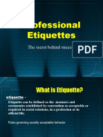 Professional Etiquettes: The Secret Behind Success