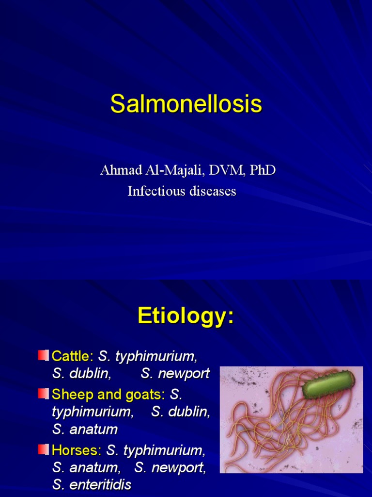 Understanding Salmonellosis Causes, Transmission, Clinical Signs and