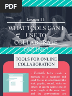 Lesson 11:: What Tools Can I Use To Collaborate Online?