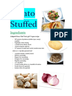 Potato Stuffed: Ingredients